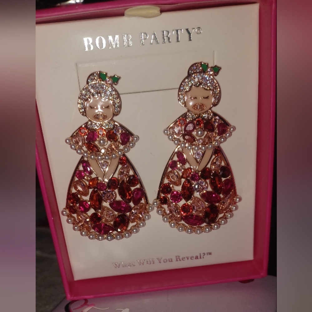 Bomb Party Statement Earrings